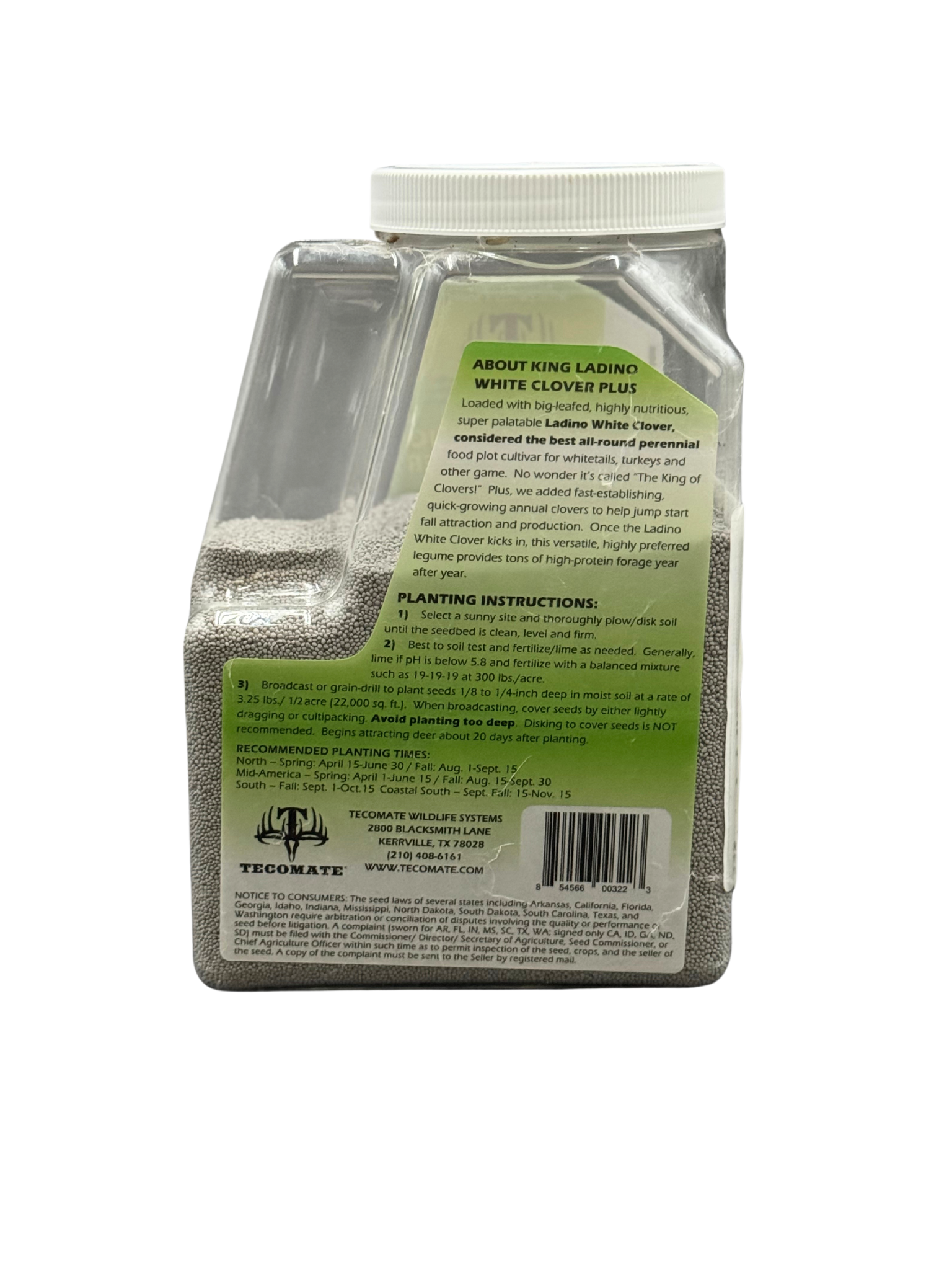 King Ladino White Clover — Deer & Turkey Food Plot Seed
