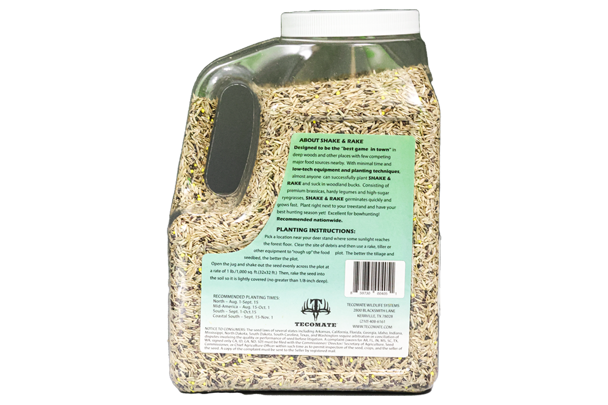 Shake & Rake — Deer Food Plot Seed