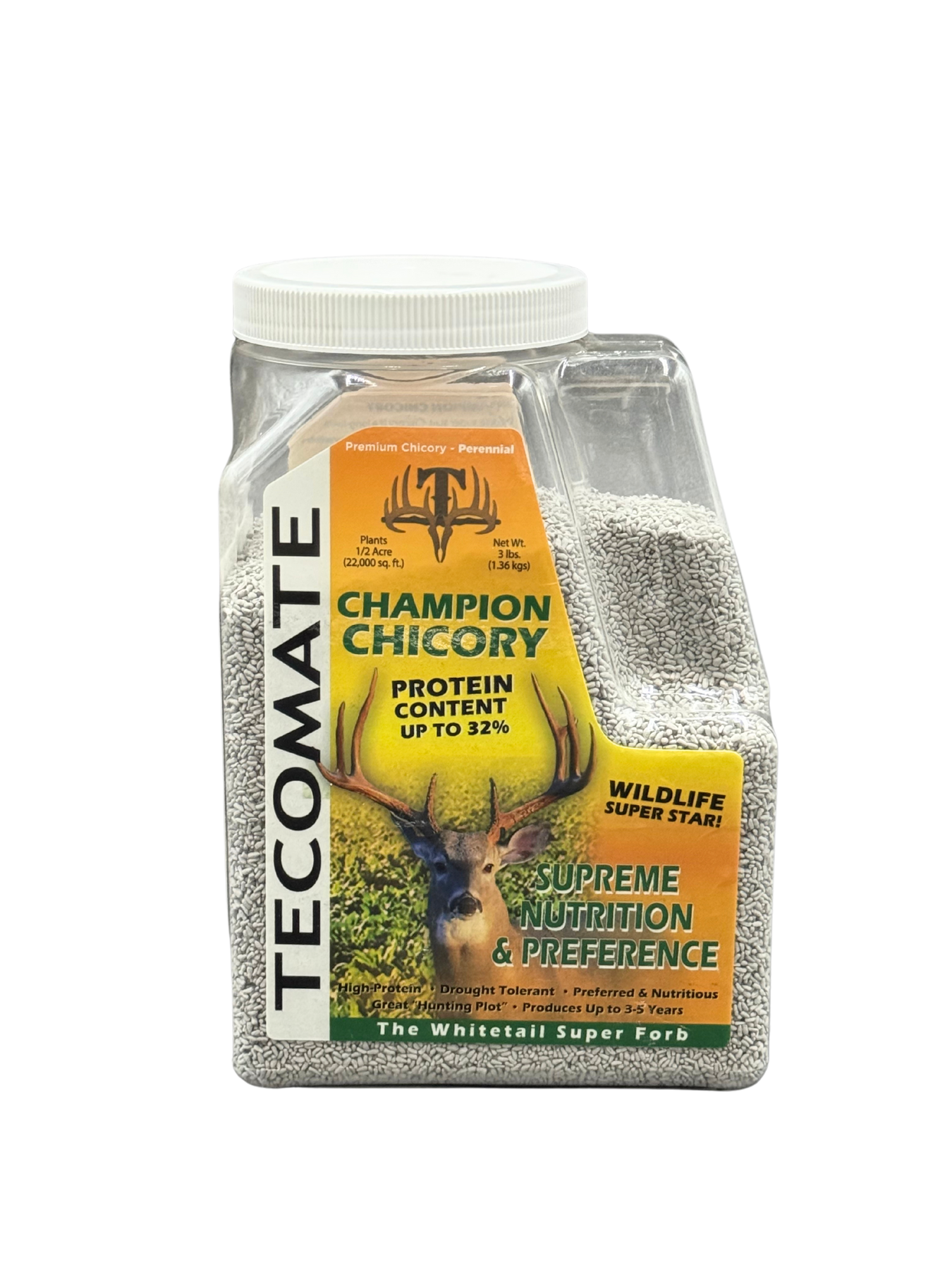 Deer Food Plot Seed — Champion Chicory – Tecomate Deer Food Plot Seed — Champion Chicory – Tecomate
