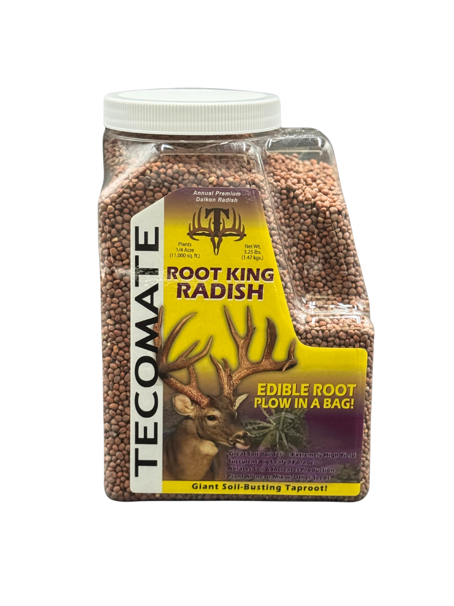 planting daikon seeds Tecomate Root King Radish Annual Food Plot Seed 3.25 lb