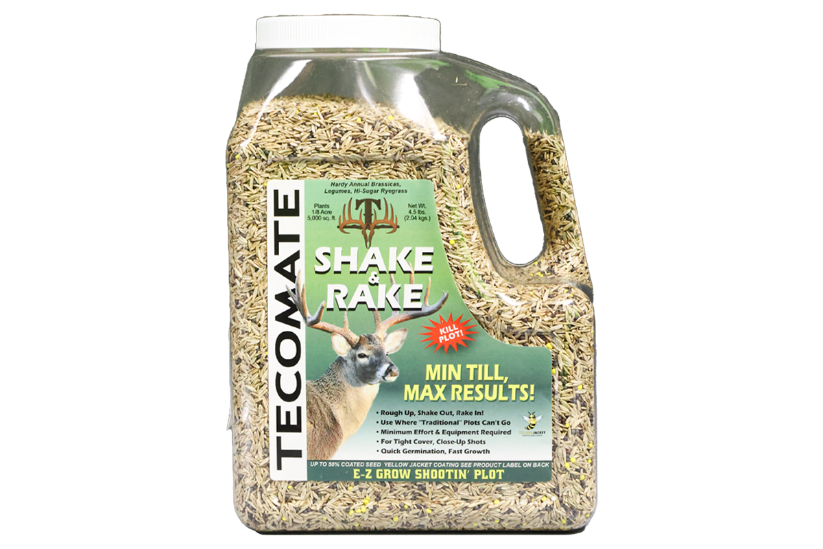 Shake & Rake no till food plot seed blend for deer